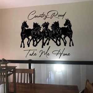 Metal Horse Wall Art, Wild Horses Metal Wall Decor, Horse Lover Gifts