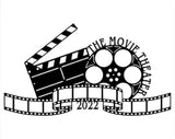 The Movie Theater Sign, Personalized Movies Sign Metal Wall Art