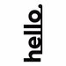 Hello Metal Sign for Home Decor, Front Door Sign