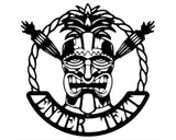 Personalized Tiki Bar Outdoor Metal Art