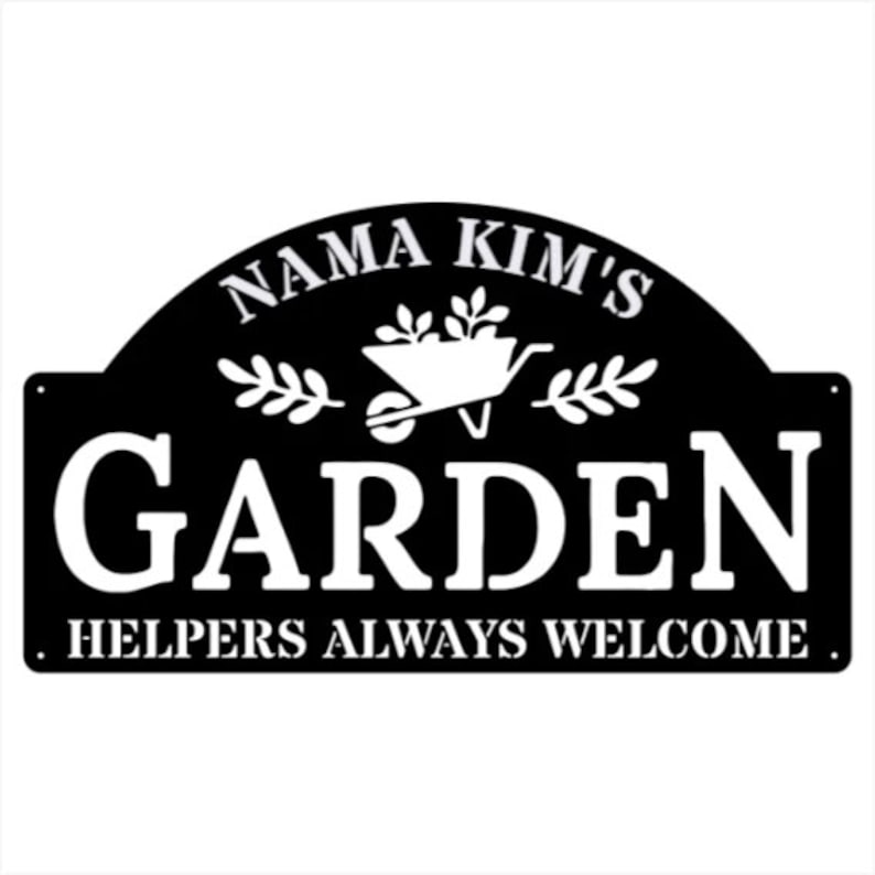 Metal Wall Art for the Garden, Black Metal Garden Plaques