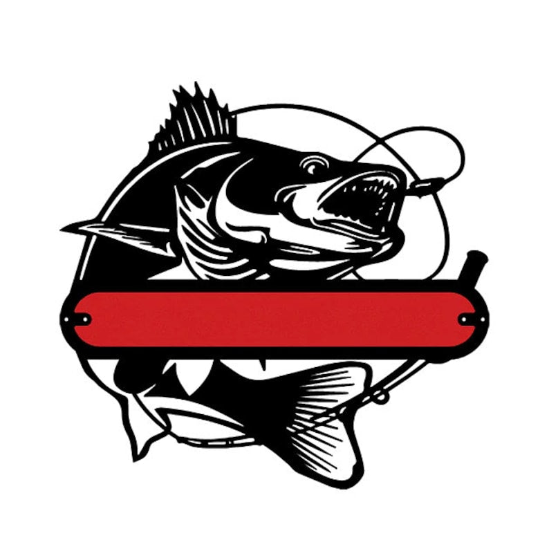 Fish Metal Wall Art, Custom Fly Fishing Metal Wall Decor