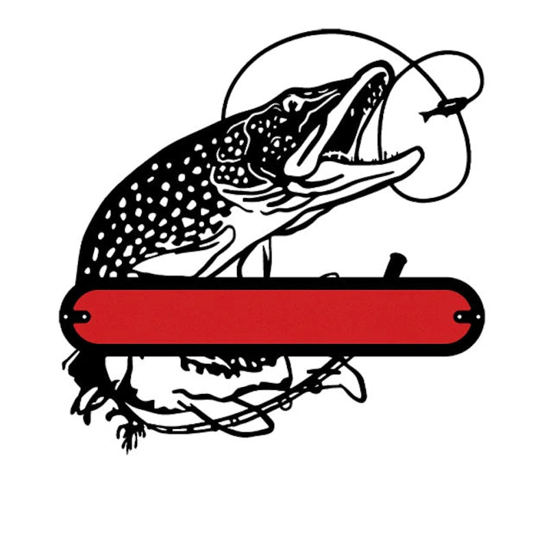 Fish Metal Wall Art, Custom Fly Fishing Metal Wall Decor