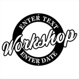 Personalized Metal Workshop Sign