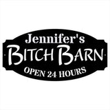 Custom Workshop Sign Metal Wall Art, Front Door Decor