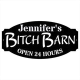 Custom Workshop Sign Metal Wall Art, Front Door Decor