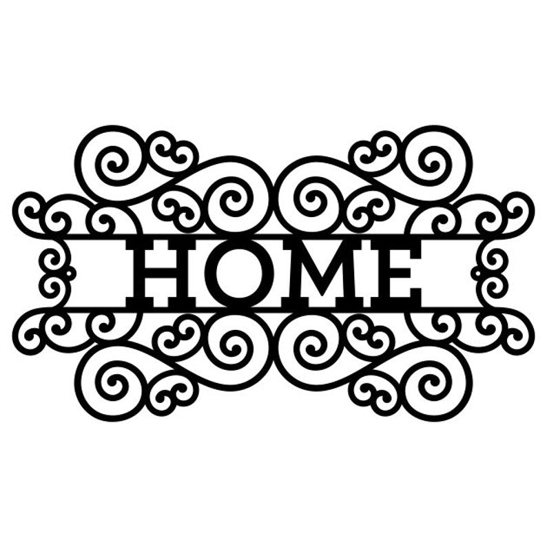 Metal Home Sign, Metal Wall Plaques for Home, Housewarming Gift