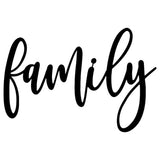 Family Metal Wall Sign, Black Metal Family Wall Decor Ideas