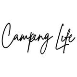 Camping Life Word Art, Metal Word Sign Lake House Wall Decor