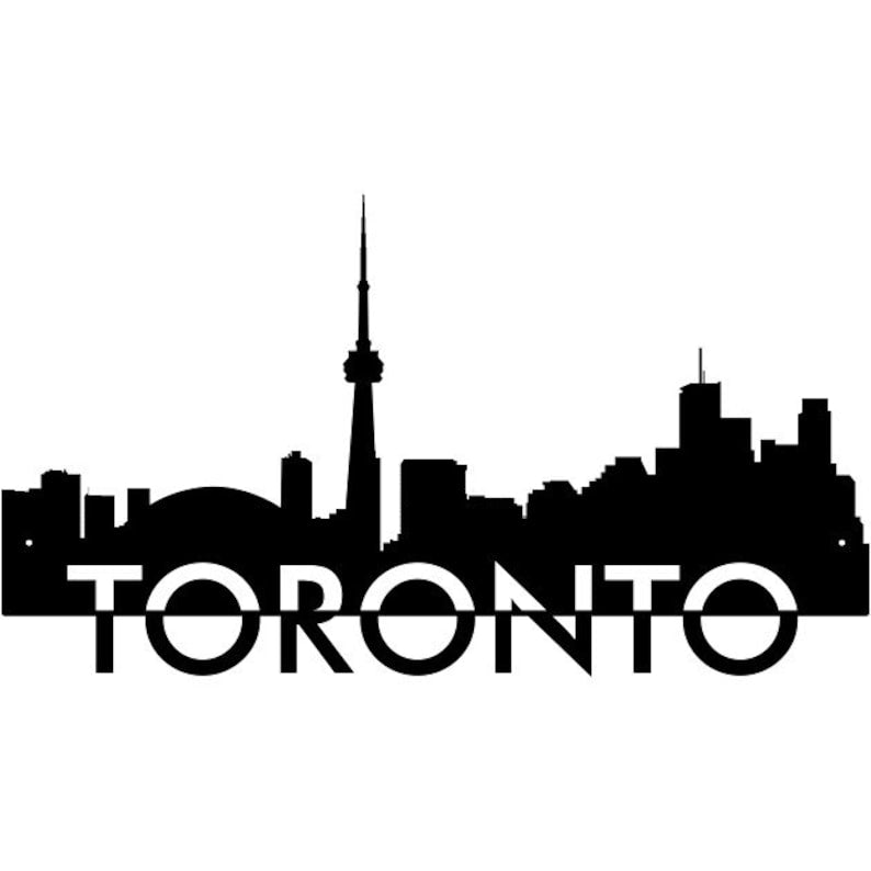 Toronto Skyline Metal Wall Art, Canada City Wall Art