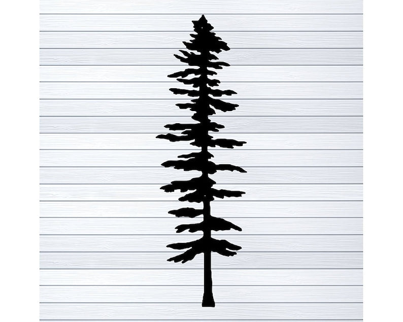 Sitka Tree Metal Wall Art for Nature Lover, Metal Tree Wall Decor