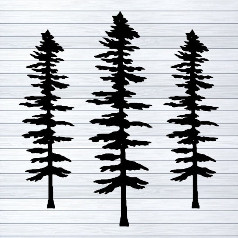 Sitka Tree Metal Wall Art Set of 3, Nature Lover Gift