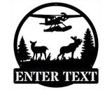 Wildlife Metal Art, Custom Name Sign for Animal Lover