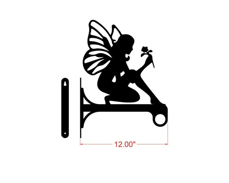 Fairy Metal Wall Decor, Above Bed Metal Wall Sign