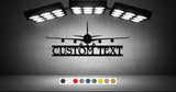 Personalized Airplane Metal Wall Art, Airplane Sign