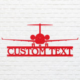 Custom Airplane Metal Art, Airplane Metal Wall Art