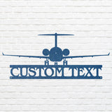 Custom Airplane Metal Art, Airplane Metal Wall Art