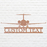 Custom Airplane Metal Art, Airplane Metal Wall Art