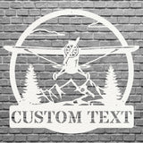Custom Airplane Metal Wall Art, Front Door Sign