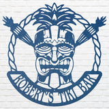Personalized Tiki Bar Outdoor Metal Art