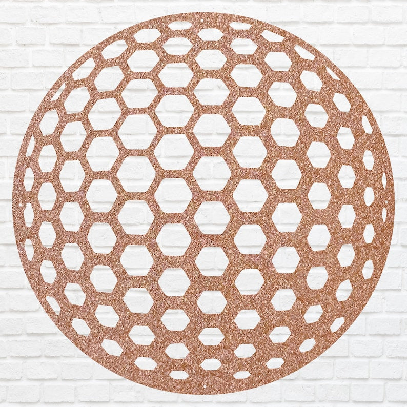 Metal Golf Ball Wall Art, Sports Wall Art for Golf Lover