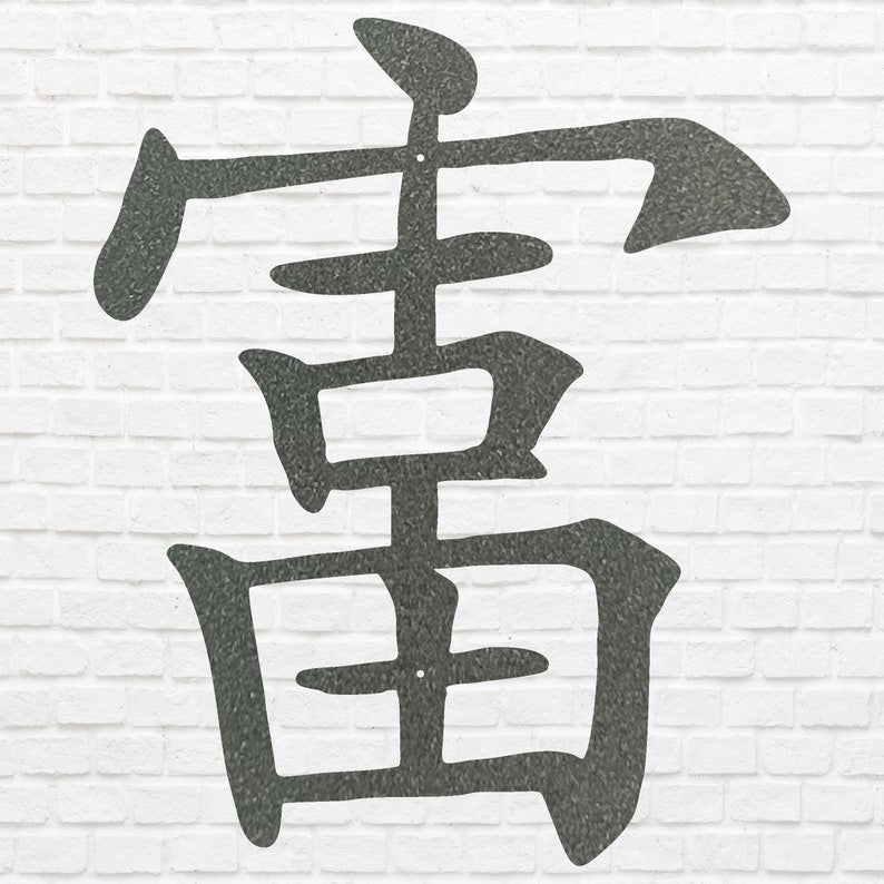 Chinese Calligraphy Wall Art, Rich Symbol Chinese Wall Art