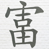 Chinese Calligraphy Wall Art, Rich Symbol Chinese Wall Art