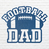 Football Dad Metal Wall Decor, Sports Metal Wall Art