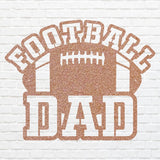 Football Dad Metal Wall Decor, Sports Metal Wall Art