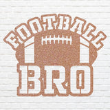 3d Metal Art Boy Sports Decor, Football Bro Metal Wall Decor