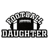Football Daughter Sports Art, Laser Cut Sports Wall Art Decor