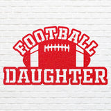 Football Daughter Sports Art, Laser Cut Sports Wall Art Decor