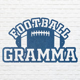 Sports Gramma Football Sign, Football Grandma Metal Wall Art