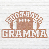 Sports Gramma Football Sign, Football Grandma Metal Wall Art