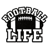 Football Life Metal Wall Art, Metal Decorative Wall Hanging