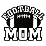 Football Mom Metal Wall Decor, Black Football Mother 3d Metal Art