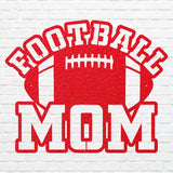 Football Mom Metal Wall Decor, Black Football Mother 3d Metal Art