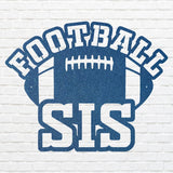 Modern Football Sis Metal Art,  Black Meta Sister Game Room Art
