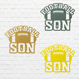Football Son Metal Wall Art, Laser Cut Sport Metal Wall Art
