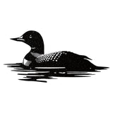 Loon Wall Art, Loon in Water Lake Metal Wall Art Farmhouse Decor