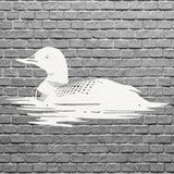 Loon Wall Art, Loon in Water Lake Metal Wall Art Farmhouse Decor