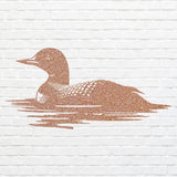 Loon Wall Art, Loon in Water Lake Metal Wall Art Farmhouse Decor
