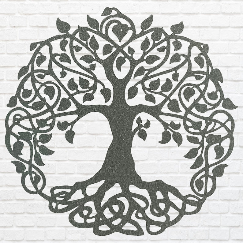 Tree Of Life Metal Art for Home Decoration, Outdoor Metal Wall Art