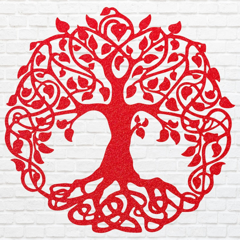 Tree Of Life Metal Art for Home Decoration, Outdoor Metal Wall Art