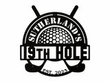 Personalized Golf Metal Art, Golf Club Wall Art for Sports Lover
