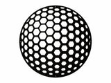 Metal Golf Ball Wall Art, Sports Wall Art for Golf Lover