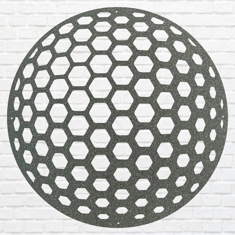 Metal Golf Ball Wall Art, Sports Wall Art for Golf Lover