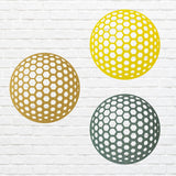 Metal Golf Ball Wall Art, Sports Wall Art for Golf Lover