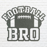 3d Metal Art Boy Sports Decor, Football Bro Metal Wall Decor