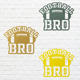 3d Metal Art Boy Sports Decor, Football Bro Metal Wall Decor